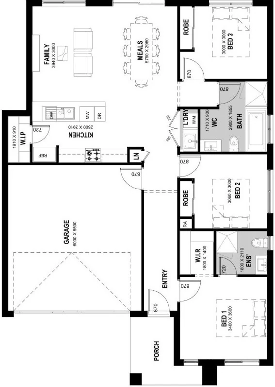 Sacramento 16 floor plan