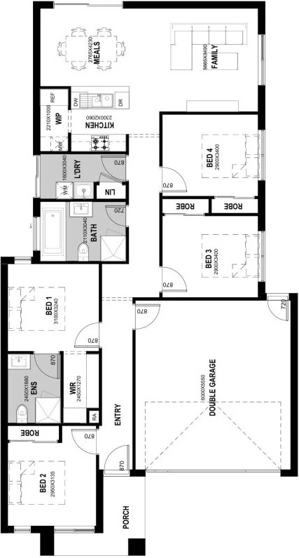 Houston 18 floor plan
