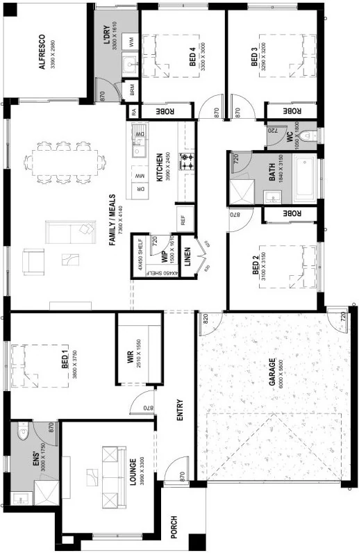 Memphis 24 floor plan