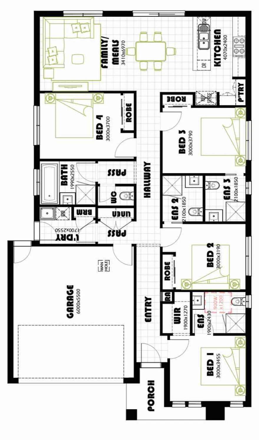 Charlotte 20 CL floor plan