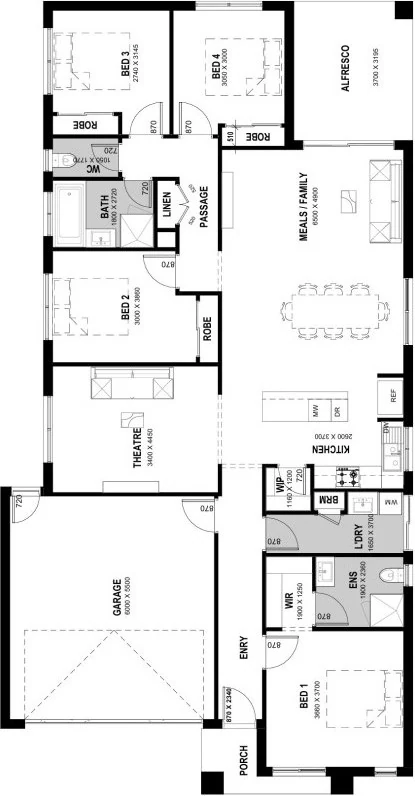 Dallas 22 floor plan