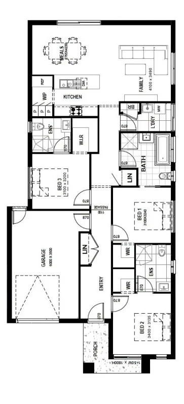 Custom 17 CL floor plan