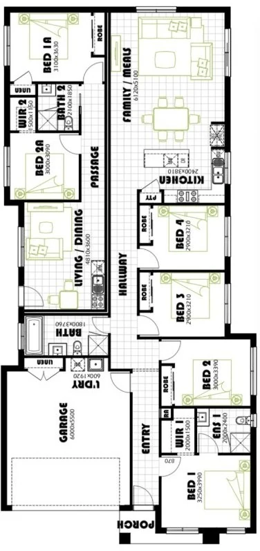 Devonport 26 DL floor plan